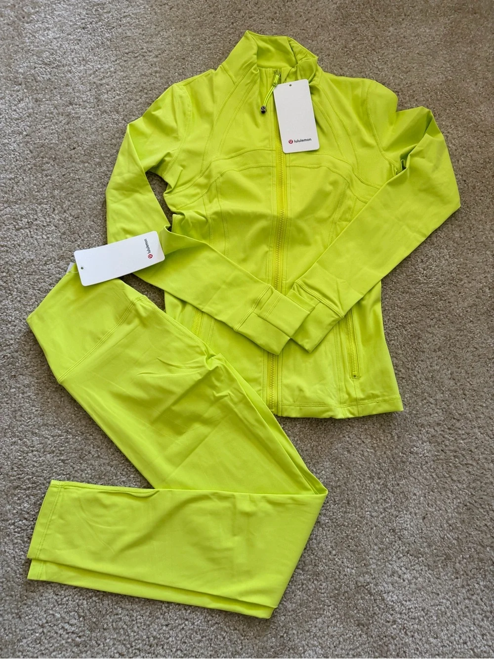 Set lululemon athletica Women’s Neon Lime Track